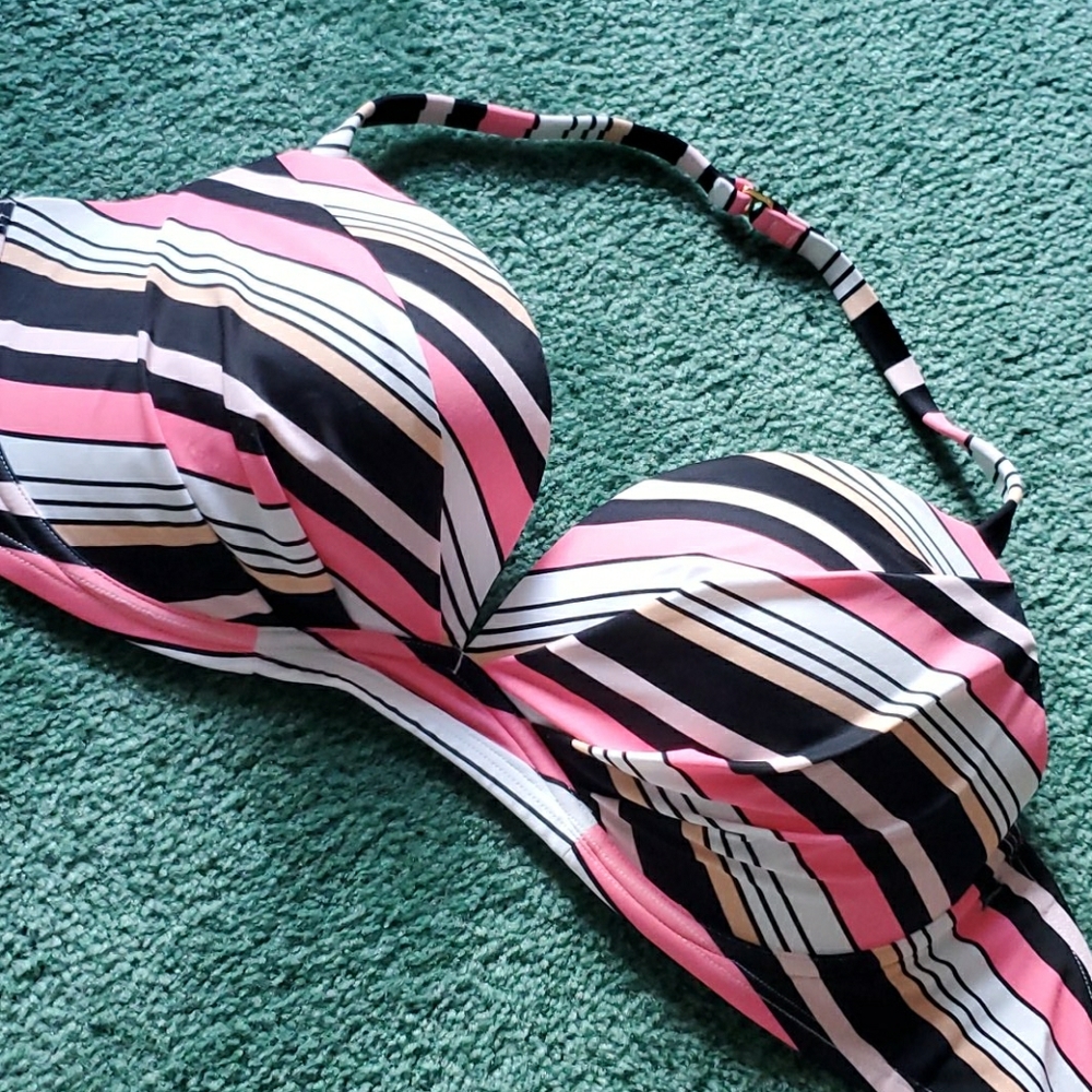 Victoria's secret 38DD pink stripe angel top